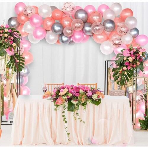 12 Inch Balloon Arch Wreath Suit Confetti Balloon Set Baby Birthday Wedding Bachelor Party Decoration 012