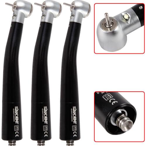 3* Dental Self-sufficient Power System LED Fiber Optic E-generator High Speed Triple Spray Handpiece Fit NSK 4H Quick Coupler
