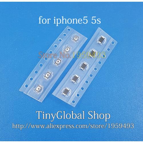 50pcs/lot XGE Power Button Switch Top Inner vol key ON OFF Contact Button replacement for iPhone 5 (5G) 5s iphone5S