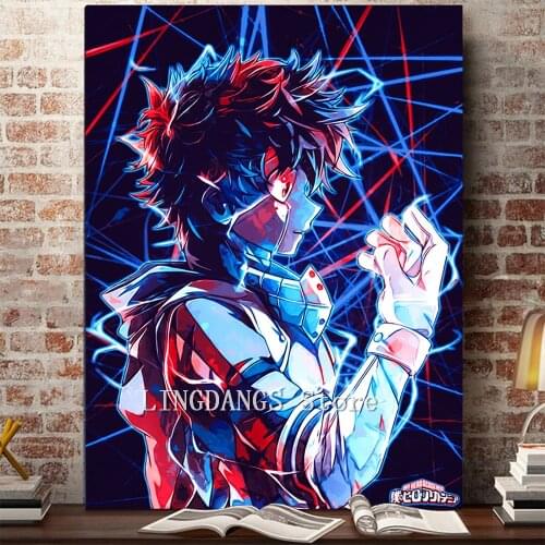 5d Diy Diamond Painting My Hero Academia Anime Bnha Deku Manga Poster Diamond Mosaic Embroidery Cross Stitch Art Home Decor Gift