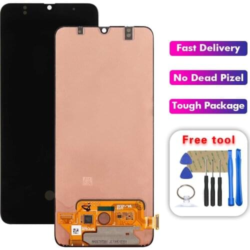 6.7'' SUPER AMOLED LCD For SAMSUNG Galaxy 2019 A70 A705/DS A705F SM-A705F Display Touch Screen Digitizer Assembly Replacement