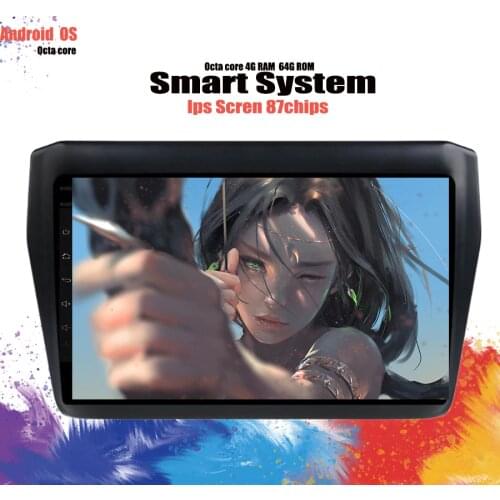 9" Deckless Android 10.0 Multimedia Player For Suzuki Swift 2017 2018 2019 Car DVD GPS Navigation Head Unit Radio Satnav Carplay