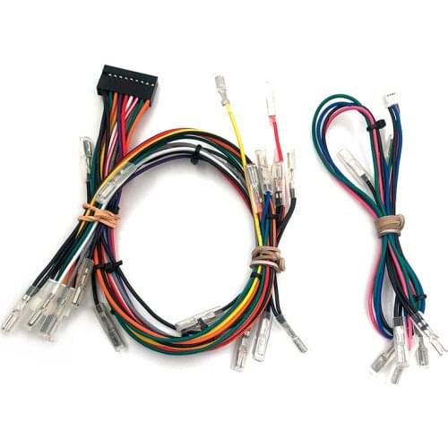 Quick Connect 20-Pin Joystick/Button Easy Plug Harness 4-Pin Touchpad Button Harness for Brook Universal Fighting Board Cables