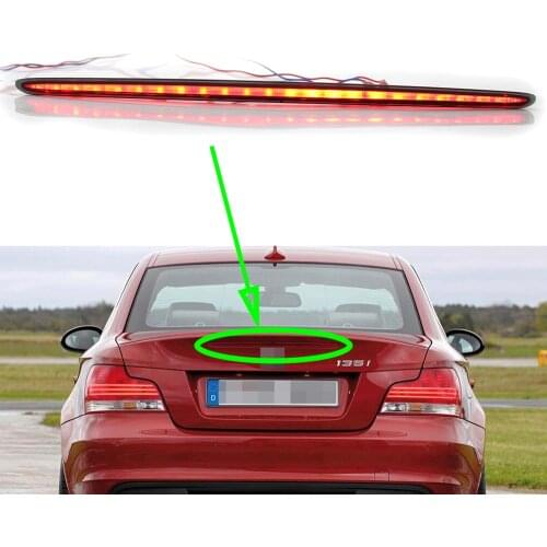 Additional Brake Lights For BMW E82 E88 2007~2013 Trunk Third Light Car Brake Stop lamp Rear High Level Stop Light