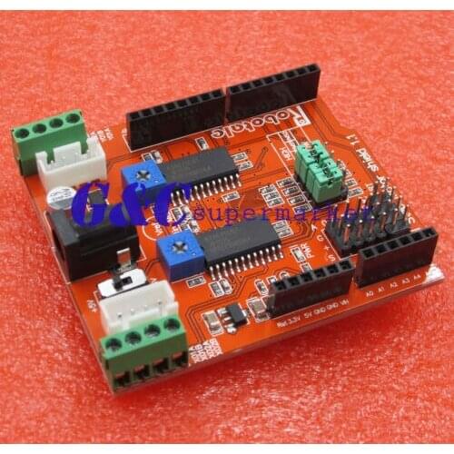 A3967 Dual Stepper Motor Driver Shield Module two-channel IO PWM CNC 3.3V 5V diy electronics