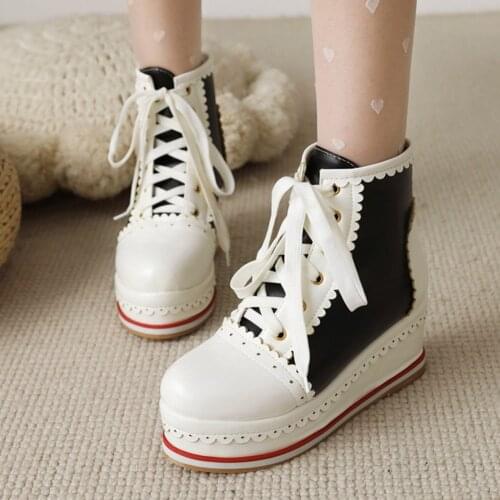 KarinLuna Women's Wedge Ankle Boots