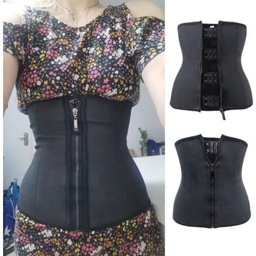 Latex Waist Trainer Women Plus Size Corset 9 Steel Bone Shapewear Body Shaper Slimming Belt Waist Shaper Girdle Tummy Control