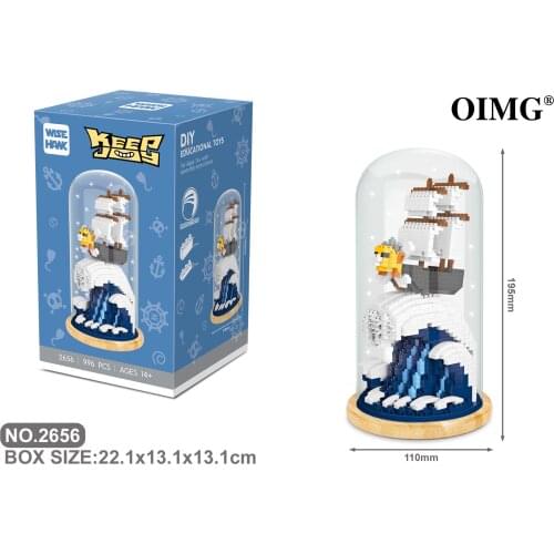 Jizha Mini Building Blocks New Arrival 3D Model Educational Game Micro Bricks Kids Toy Diamond Size
