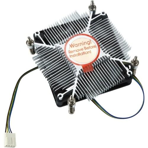 27mm Height Mini-ITX Low Profile Cooler Slim Fan LGA1155 1156 1150 1151 Quiet cooling fan micro Mini-ITX Chassis