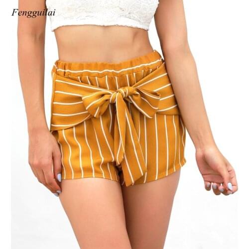 Stitching High Waist Casual Versatile Straight Comfortable Womens Wear Waistless Shorts Caucal Wear