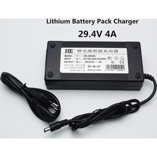 KingWeiAC 29.4V 4A 100-240V to DC Converter Adapter US Plug switching Power Supply EU US UK Charger for 18650 Battery Cellphone