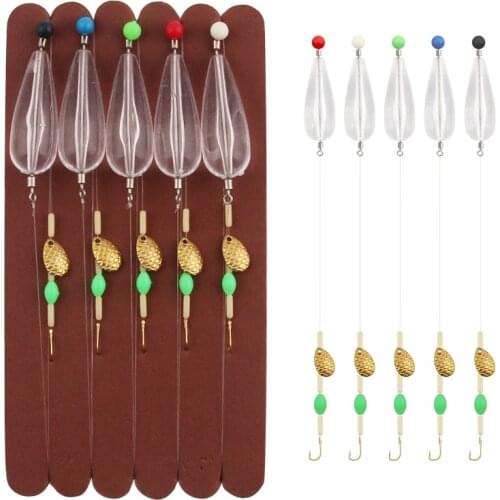 Luya Bait Submerged Floating Water Fish Scale Fish Bone Peas Fly Horse Mouth Seed Sequin Finished Line Set Boxed