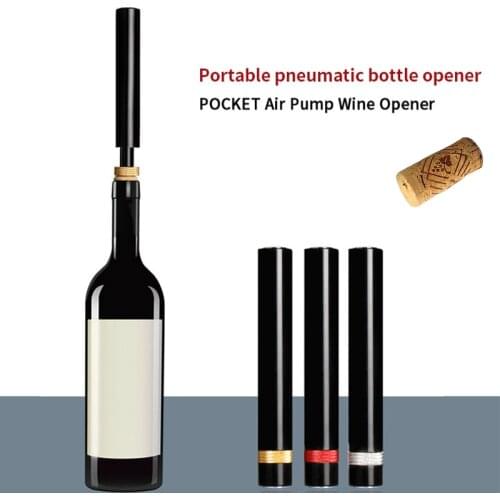 Simple Wine Opener 7S Open Air Pressure Pump Corkscrew Bottle Openers Best Gift for Wine Lover Vacuum Wine Stopper Bar Tool