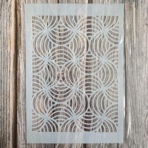 A4 Size DIY Craft Wall Stencil for Painting on Wood,Fabric,Walls Art Scrapbooking Stamping Album Embossing Paper Cards