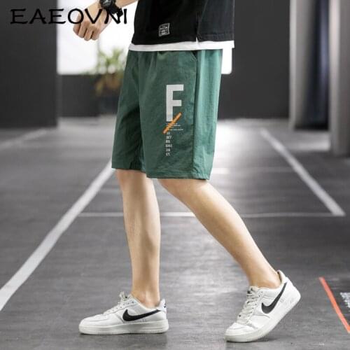 EAEOVNI Mens Summer Breeches Shorts 2021 Cotton Casual Bermudas Men Boardshorts Homme Classic Brand Clothing Beach Shorts Male