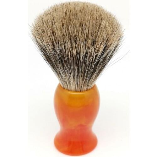 TEYO Two Band Fine Badger Hair Shaving Brush Perfect for Wet Shave Cream