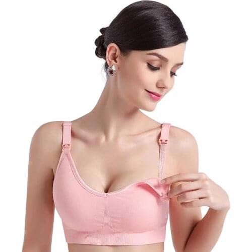 Cheap bra material maternity nursing bra thin pregnant women underwear bra