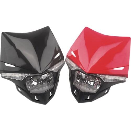Universal H4 Motorcycle Headlight Dirt Bike Motocross Dual Sport Head Light For EXC SX SXF XC MX SMR Enduro Supermoto