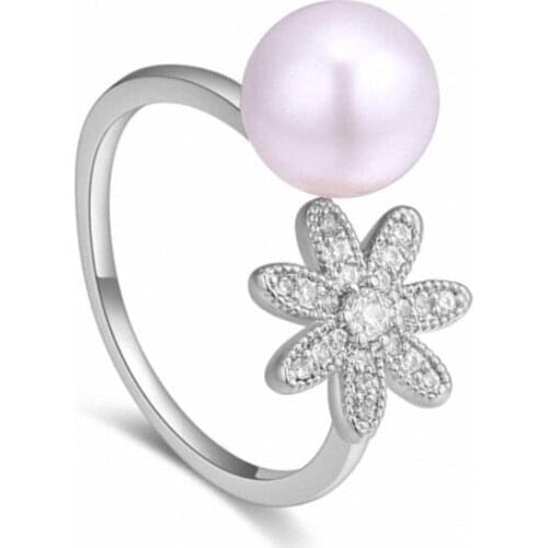 TRACYSWING Element Brand Real AAA Zirconia Micro Inlays Rose Gold Color Ring Party For Women Valentine Gift Th-129845