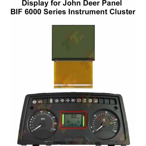 Dashboard LCD Display for John Deer Panel BIF 6000 Series Instrument Cluster 6320 6430 7320