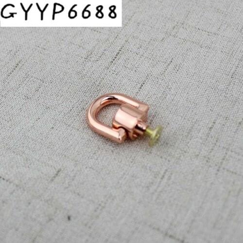 10pcs 50pcs hardware accessories luggage on both sides of the screw D ring bag on both sides of the package chain metal edge