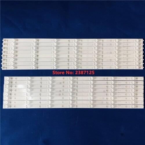 Om 100% New 16pcs/Kit LED strips for TV 65PUS6121 12 TPT650UA DJ4QS5 N EVTLBM650P0701 AA 4 L EVTLBM650P0701 AB 5 R