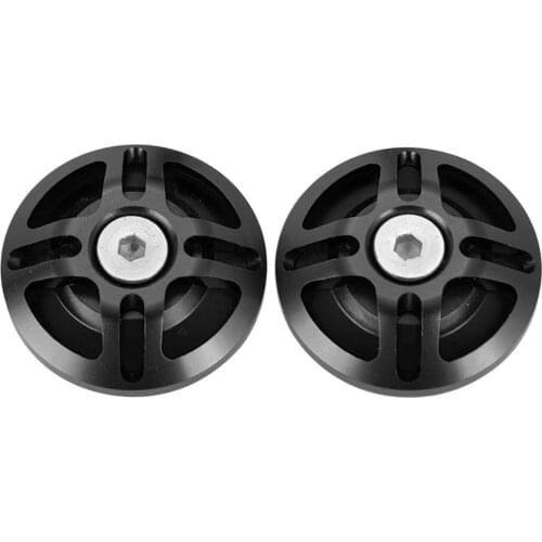 2x Motorcycles CNC Aluminum Alloy Frame Hole Decorative Cover for Ninja400 Easy Installation