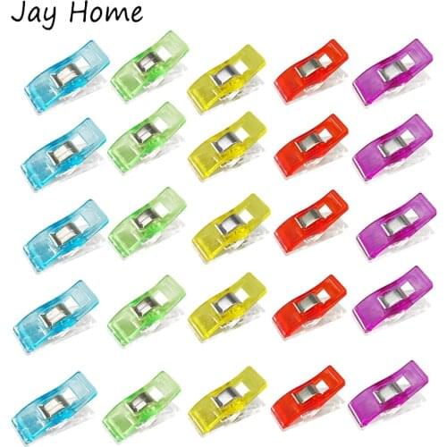 20/40Pcs Colorful Sewing Clips Multipurpose Sewing Quilting Clips for Fabric Crafting Clamps Binding Clips Plastic Wonder Clips
