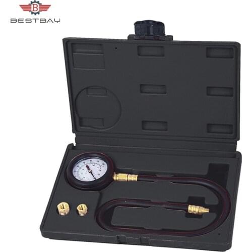 Car-styling Oil Pressure Gauges Car Motor Multi-Function Gas Engine Compression Cylinder Pressure Tester