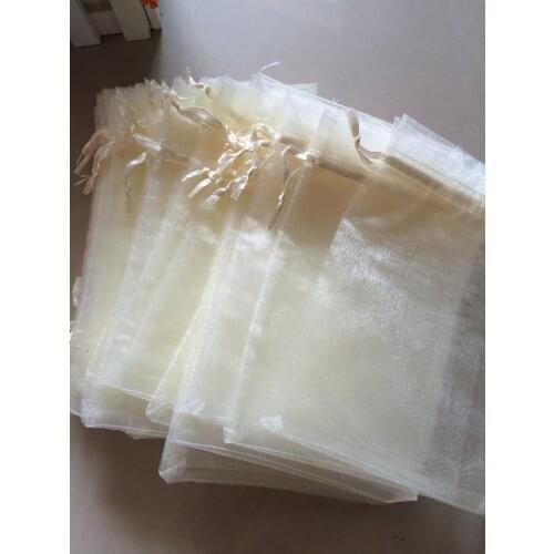 Free Shipping,100pcs/lot Ivory 15x20cm,Christmas & Wedding Gift Bags,Jewelry Bags Gift packing Pouches
