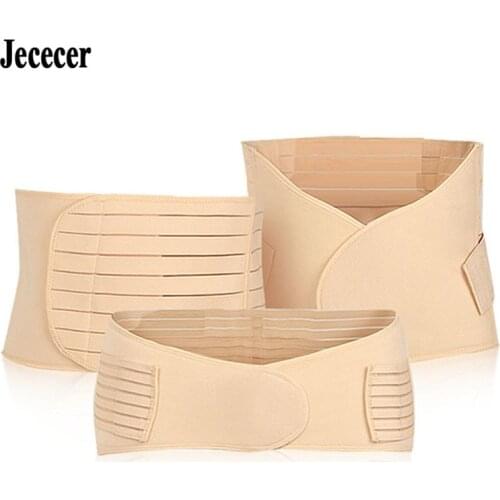 Body Shaper 3 Set Postpartum Waist Trainer Belts Tummy Control Slimming Belly Sheath Modeling Strap Corset Womens Girdles
