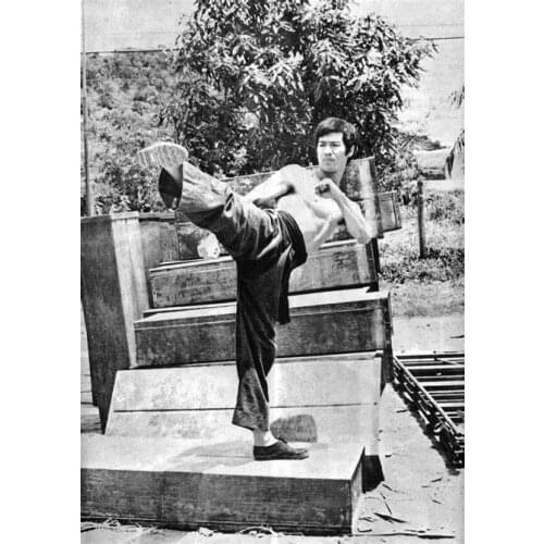 More Style Choose Bruce Lee Motivational Super Kung Fu Star Film Print Silk Poster for Your Home Wall Decor 24x36inch