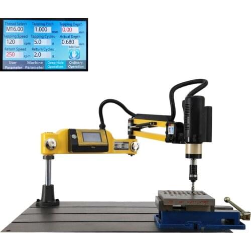 CE 220V M3-M12 Vertical Type Electric Tapping Machine Electric Tapper Tapping Tool Machine-working Taps Threading Machine