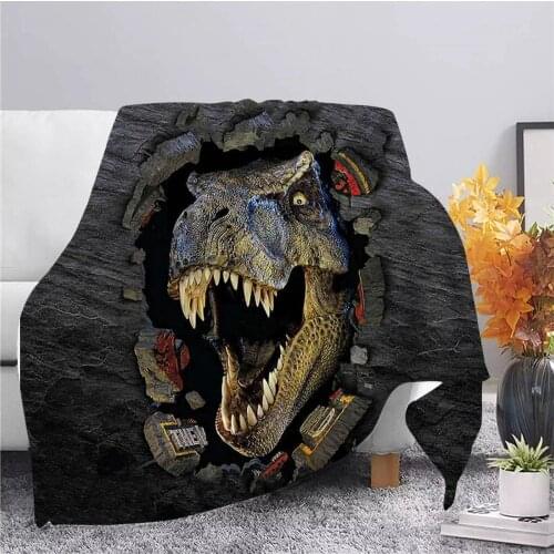 CLOOCL Animal Dinosaur Flannel Blankets 3D Print Child Adult Quilt Throws Blanket Sofa Travel Teen Student Blanket Drop Shipping