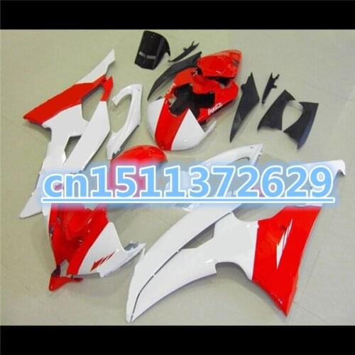 Dor-YZFR6 2008-2012 R6 YZF600-R6 08 09 10 11 12 YZFR6 Nice red white black color D Injection Mold