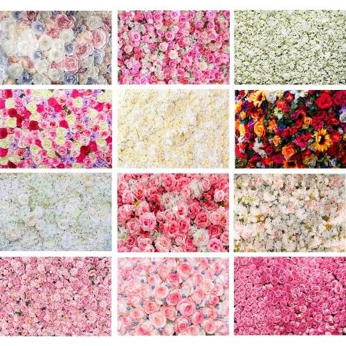 Wedding Photography Background Photocall Rose Flower Decor Marriage Dating Newborn Baby Birthday Backdrop Photo Studio Props
