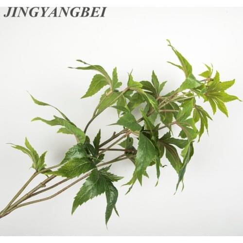 Simulation Flower American Maple Leaf Bamboo Leaves Wedding Plant Wall Home Background Flower Wall Photography Scenery wholesal
