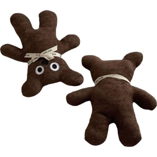 Kawaii Cute Moon Little Bear Animal Doll Healing Department Plush Toys Appease Doll Pendant Decoration Children Birthday Present