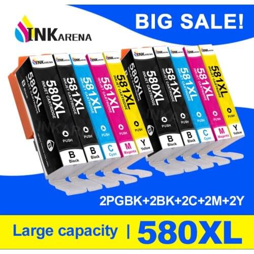 PGI 580 Compatible for Canon PIXMA TR7550 TR8550 TS6150 TS6151 TS8150 Printer For PGI-580 CLI-581 PGI580 CLI581 Ink Cartridge