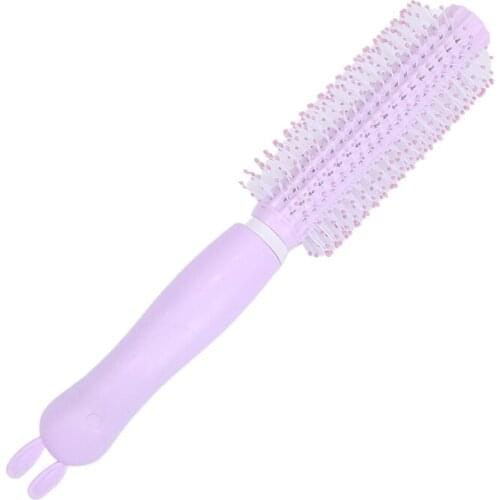 Portable Women Round Hair Care Brush Hairbrush Salon Styling Dressing Curling Comb Wavy Beauty Roll Brushes Home Use