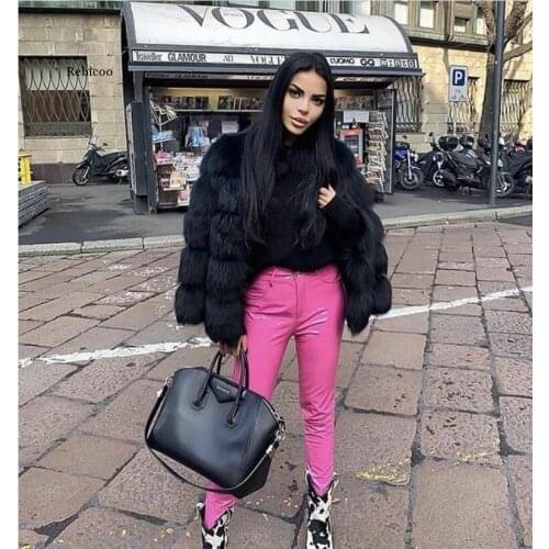 Fluffy Faux Fur Coat Women Winter Jacket Fashion Thick Warm Overcoat Faux Fox Fur Coats Female Fur Jacket Casual Party Overcoat