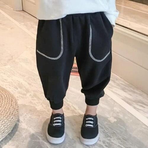 Fashion Boys Harem Pants Kids Spring Autumn Clothes children pants for baby boy trousers solid toddlers 8090100110120130140