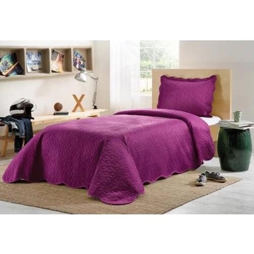 Tac Bed Cover Set Happy Days Single Cubix Plum