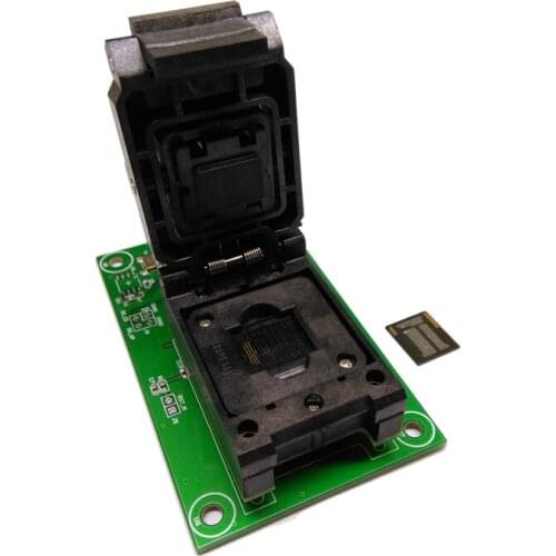 High Quality eMCP221 Socket to USB,size 11.5x13mm,for BGA 221 testing,nand flash programmer, Clamshell Test Socket