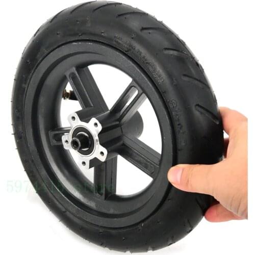 Rear Tyre Wheel With Brake Disc Hub For Xiaomi Mijia M365 Electric Scooter Pneumatic Tire Electric Scooter Parts Accessories