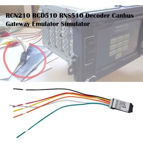 1pcs Decoder Canbus Simulator Gateway Emulator Simulator Fit for RCD510 RCN210 RCD310 Bosch RNS315 Decoder Canbus