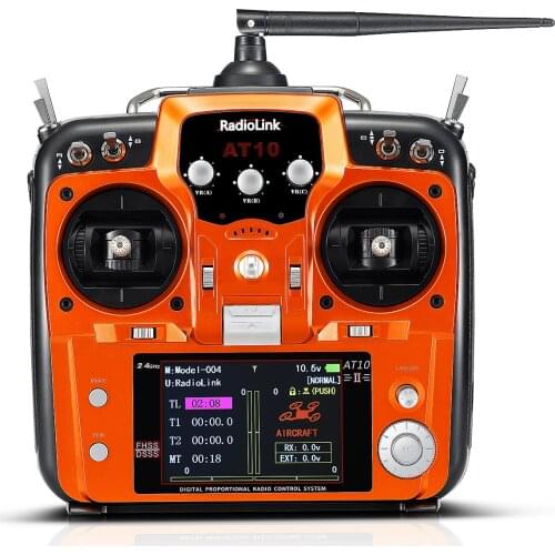 2020 Drone Profissional Drone With Radiolink 12ch 2.4g Combo Rc Model Remote Control At10ii With R12ds Receiver For Aircraft