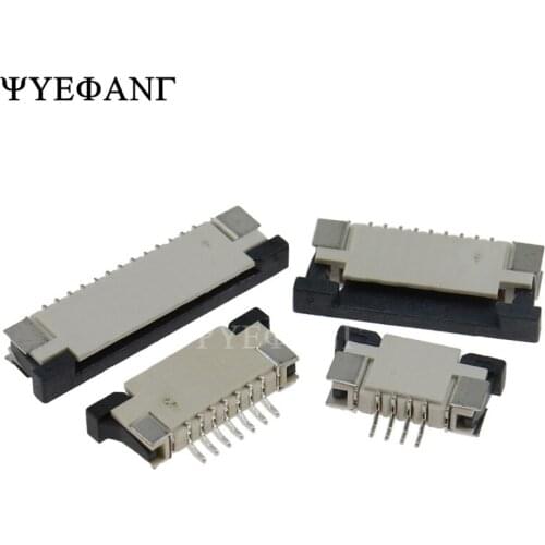 5PCS FPC Connector 1.0mm Pull-up Top Connector 4/6/8/10/12/14/16/18/20/22/24/26/30P