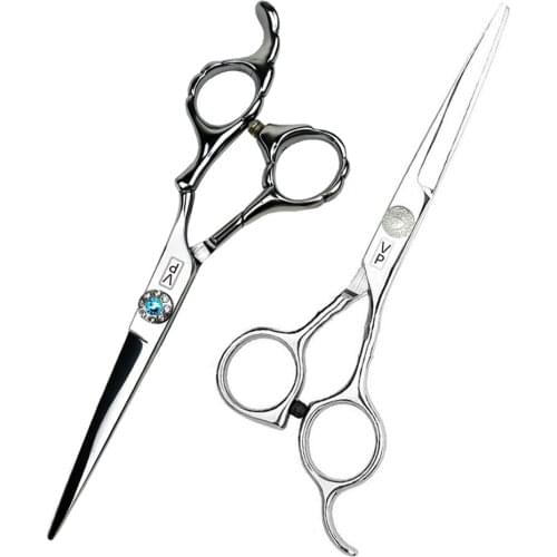 6.0 Japan Professional Hairdressing Scissors Thinning Hair Scissors Cutting Barber Hair Shears Japanese 440C Scissors Set