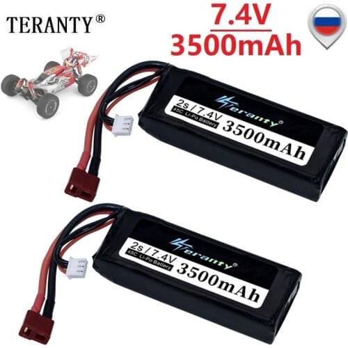 Original Wltoys 144001 2s 7.4 V 3500mAh Lipo battery upgraded rechargable for Wltoys 1/14 144001 RC car boat Lipo battery 1-5PCS